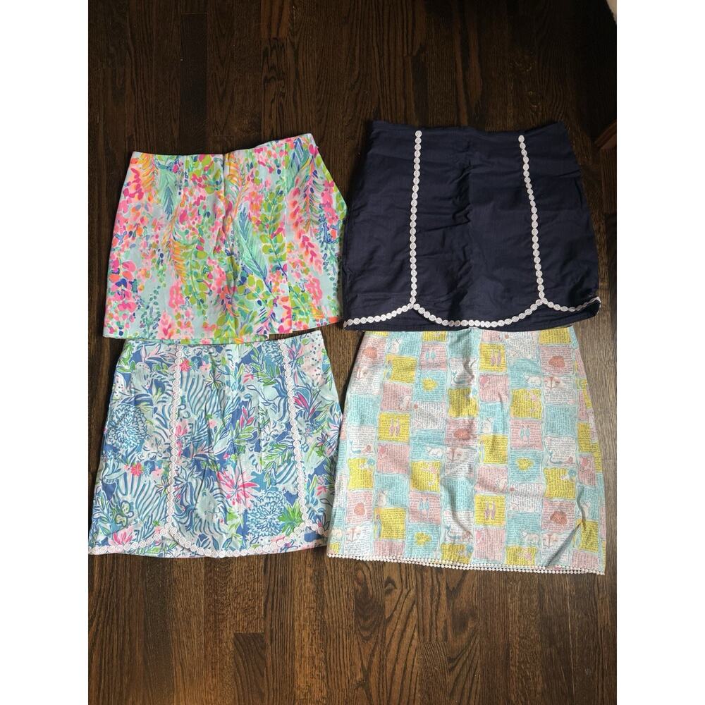 Lilly Pulitzer Huge Lot Of 13 Skirts Skorts Size 6 EUC NWT Grails Preppy - Picture 2 of 6